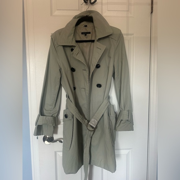 RUDSAK Women's Vintage Rare Sea Moss Green Trench Coat | M - Picture 1 of 14